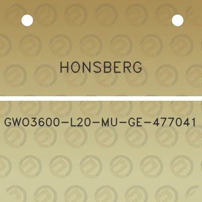 honsberg-gwo3600-l20-mu-ge-477041