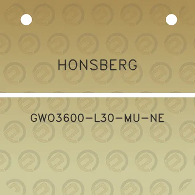 honsberg-gwo3600-l30-mu-ne