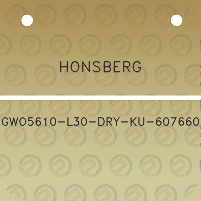 honsberg-gwo5610-l30-dry-ku-607660