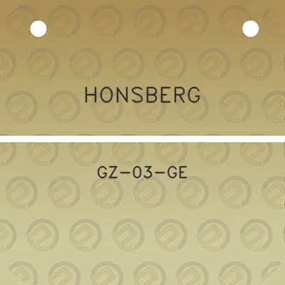 honsberg-gz-03-ge