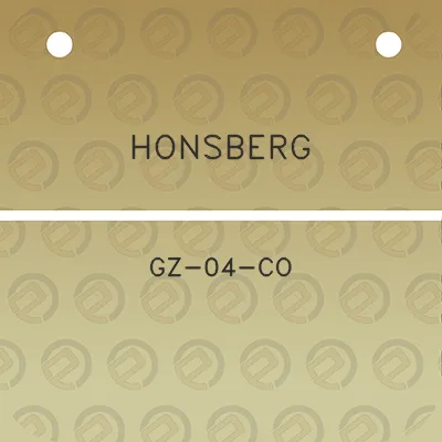 honsberg-gz-04-co