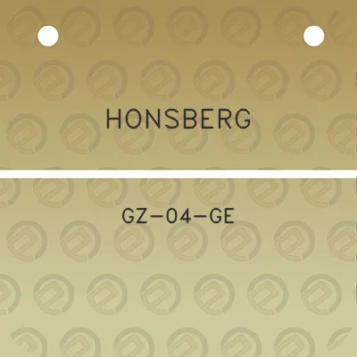 honsberg-gz-04-ge