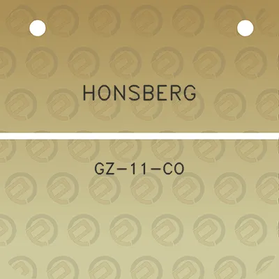 honsberg-gz-11-co