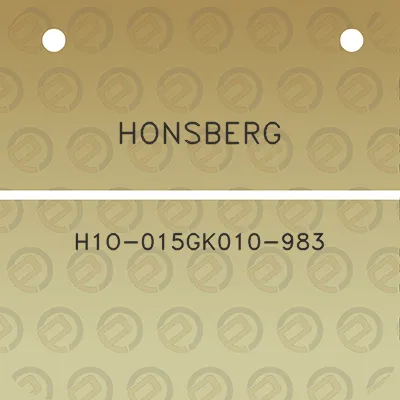 honsberg-h1o-015gk010-983