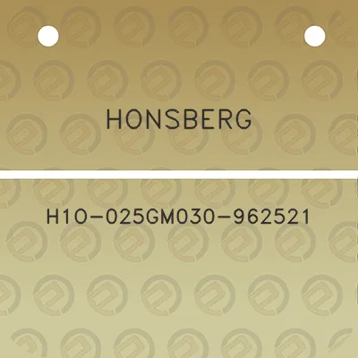 honsberg-h1o-025gm030-962521