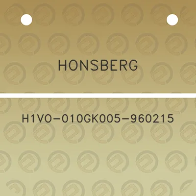 honsberg-h1vo-010gk005-960215