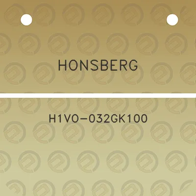 honsberg-h1vo-032gk100