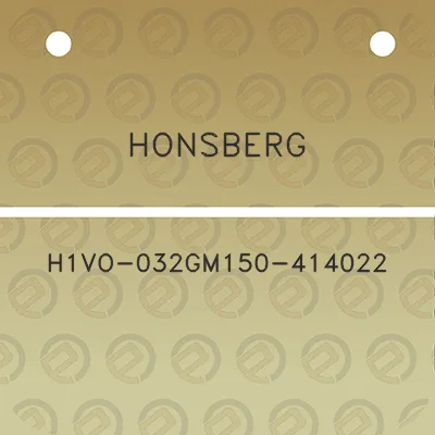 honsberg-h1vo-032gm150-414022