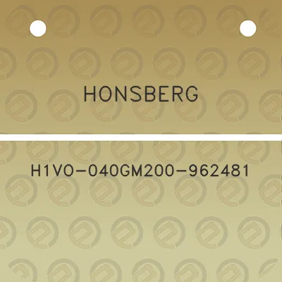 honsberg-h1vo-040gm200-962481