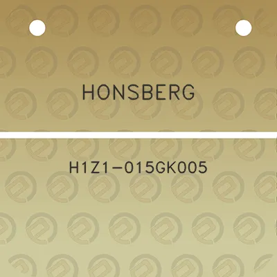 honsberg-h1z1-015gk005