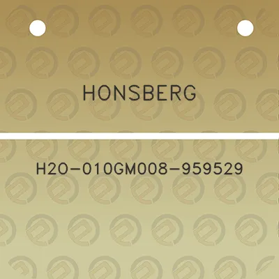 honsberg-h2o-010gm008-959529