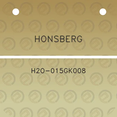 honsberg-h2o-015gk008