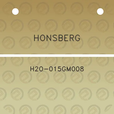 honsberg-h2o-015gm008