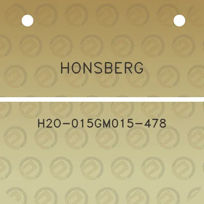 honsberg-h2o-015gm015-478