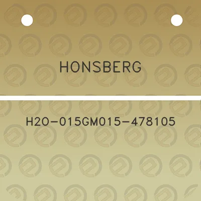 honsberg-h2o-015gm015-478105