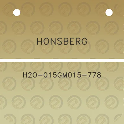 honsberg-h2o-015gm015-778