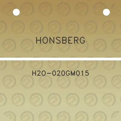 honsberg-h2o-020gm015