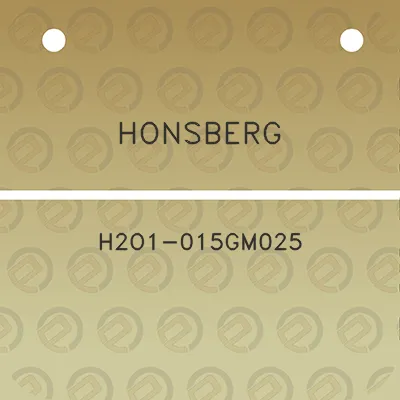 honsberg-h2o1-015gm025