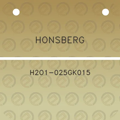 honsberg-h2o1-025gk015