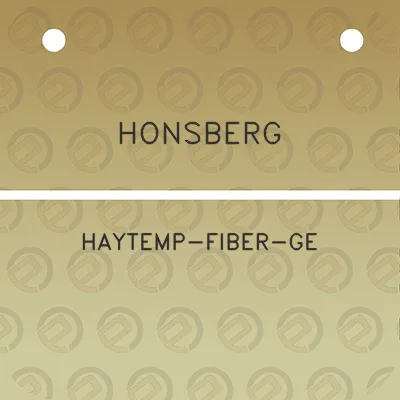 honsberg-haytemp-fiber-ge