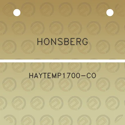 honsberg-haytemp1700-co