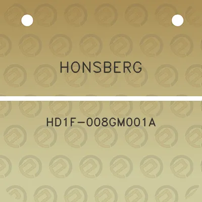 honsberg-hd1f-008gm001a