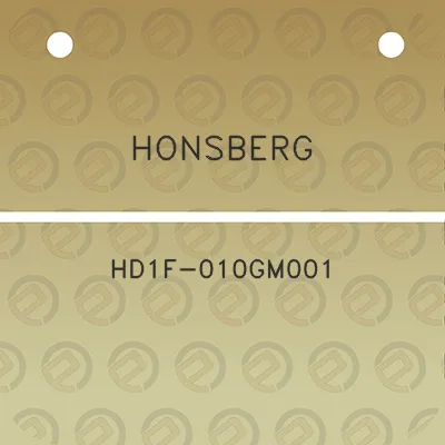 honsberg-hd1f-010gm001