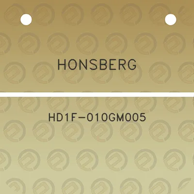 honsberg-hd1f-010gm005