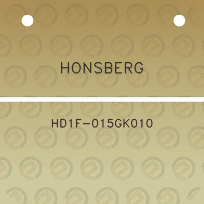 honsberg-hd1f-015gk010