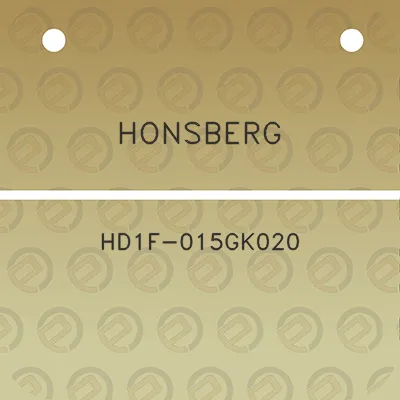 honsberg-hd1f-015gk020