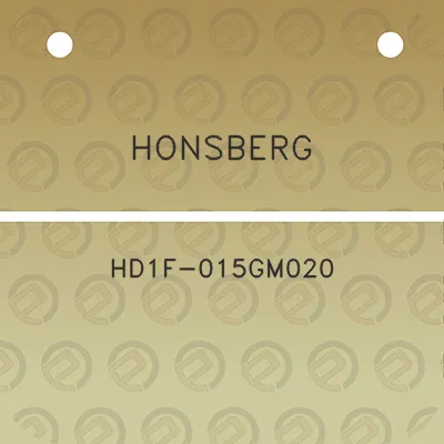 honsberg-hd1f-015gm020