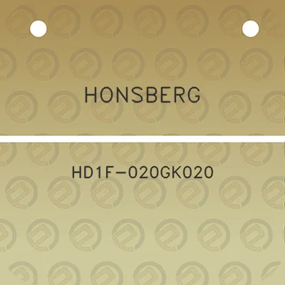 honsberg-hd1f-020gk020