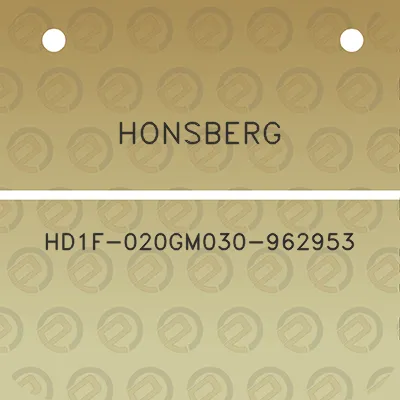 honsberg-hd1f-020gm030-962953