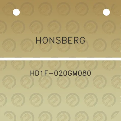 honsberg-hd1f-020gm080