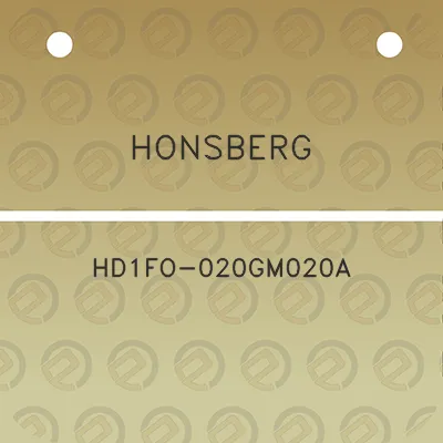 honsberg-hd1fo-020gm020a