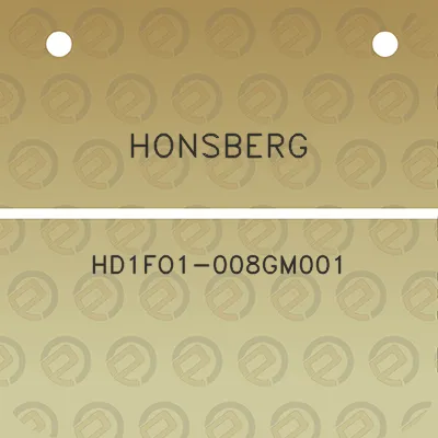 honsberg-hd1fo1-008gm001