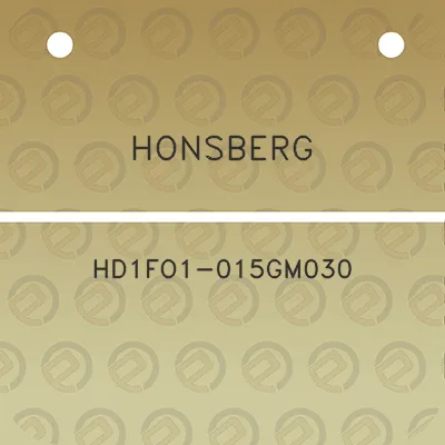 honsberg-hd1fo1-015gm030