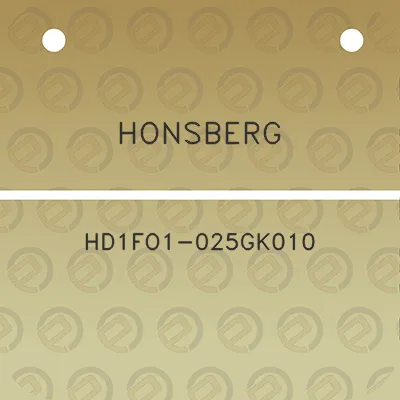 honsberg-hd1fo1-025gk010