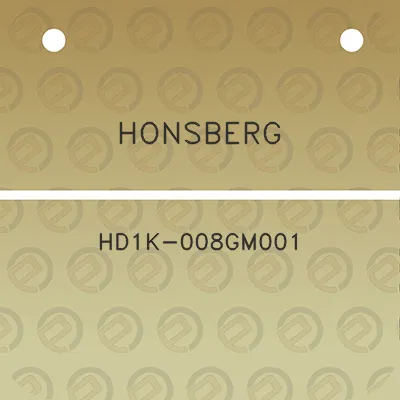 honsberg-hd1k-008gm001