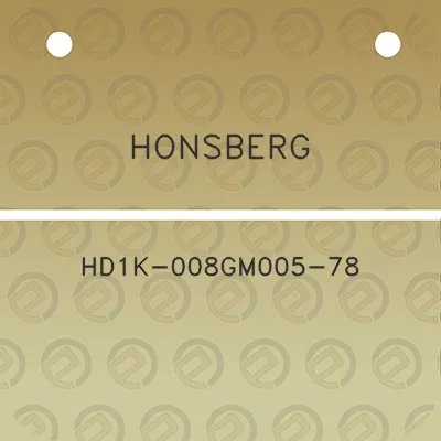 honsberg-hd1k-008gm005-78