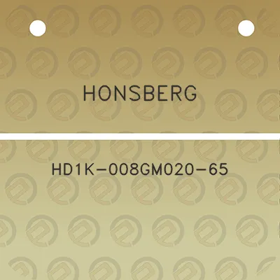 honsberg-hd1k-008gm020-65