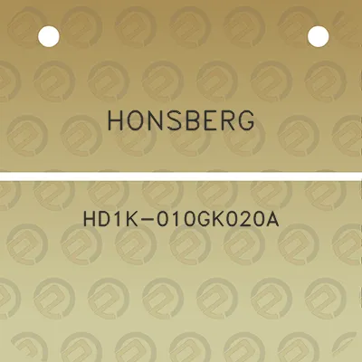 honsberg-hd1k-010gk020a