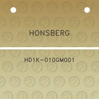 honsberg-hd1k-010gm001