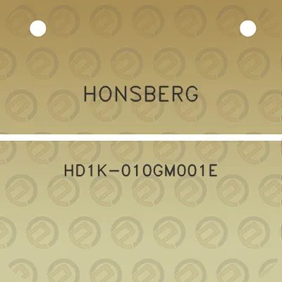 honsberg-hd1k-010gm001e