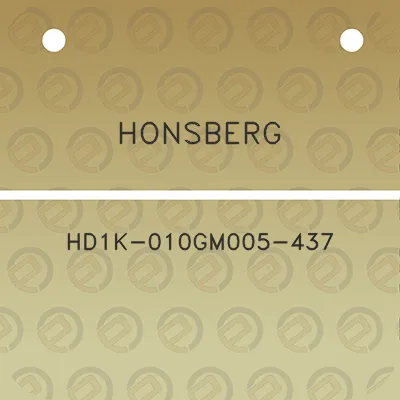 honsberg-hd1k-010gm005-437