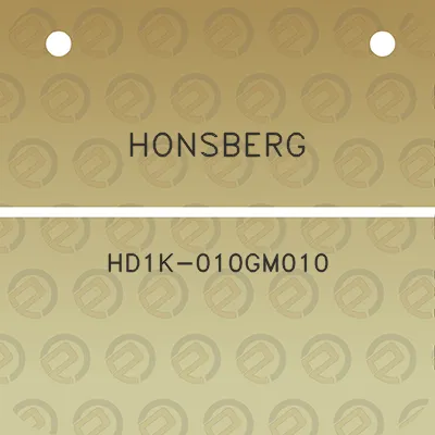 honsberg-hd1k-010gm010