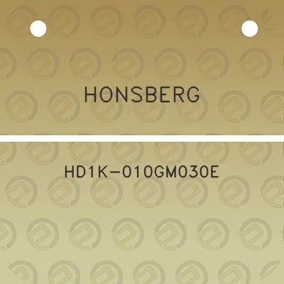 honsberg-hd1k-010gm030e