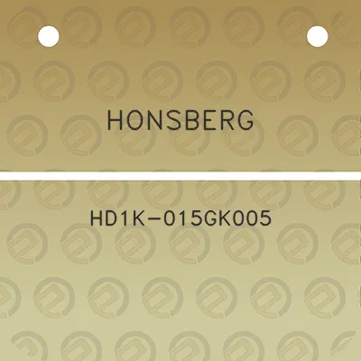 honsberg-hd1k-015gk005