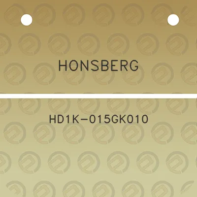 honsberg-hd1k-015gk010