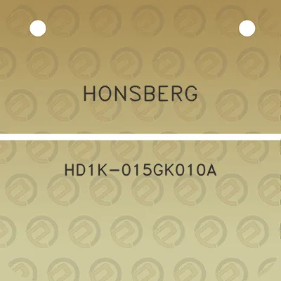 honsberg-hd1k-015gk010a